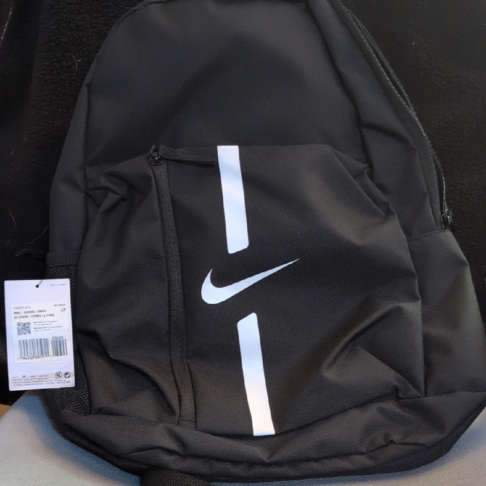 Nike Black and White Backpack